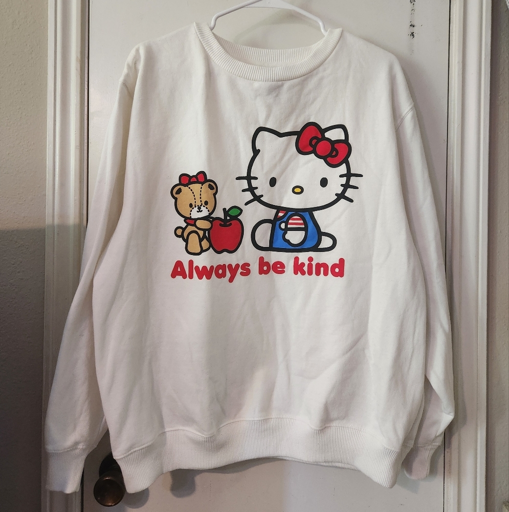 Hello Kitty always be kind sweater
